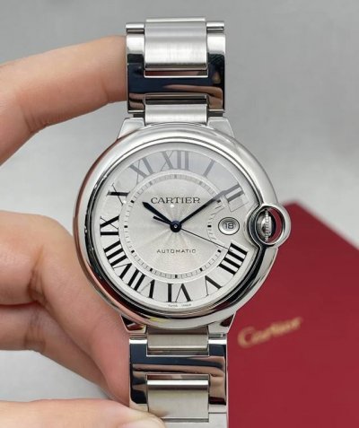 Cartier Ballon Bleu series W69012Z4 Men's Automatic Mechanical 42mm Stainless St