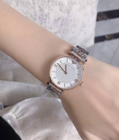 The Armani Luminous Series, a signature Armani women's watch, is not only styli
