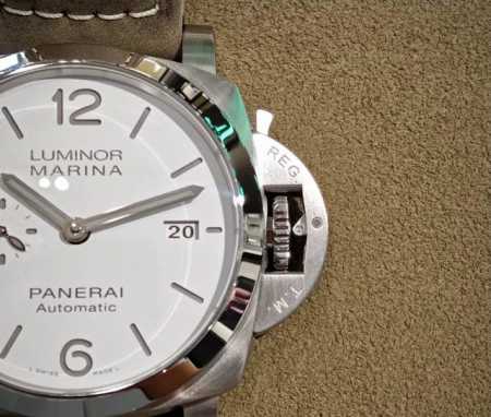 Panerai Luminor Pam01313 Men's Mechanical Watch, 44mm case diameter, purchased i - Click Image to Close