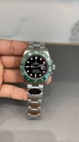 Clean Limited Edition: Rolex Submariner Series Green Circle Black Background, Ca
