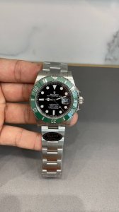 Clean Limited Edition: Rolex Submariner Series Green Circle Black Background, Ca