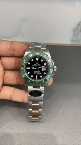Clean Limited Edition: Rolex Submariner Series Green Circle Black Background, Ca