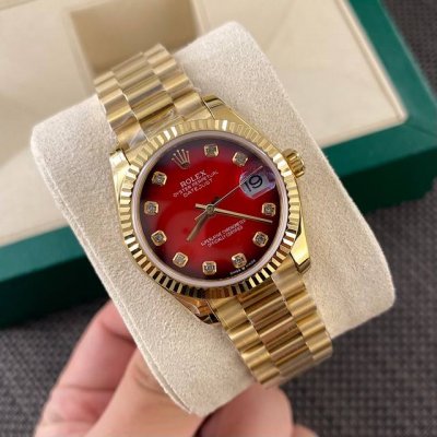 Latest version! The latest Rolex women's 31-size Datejust watch in the counter!