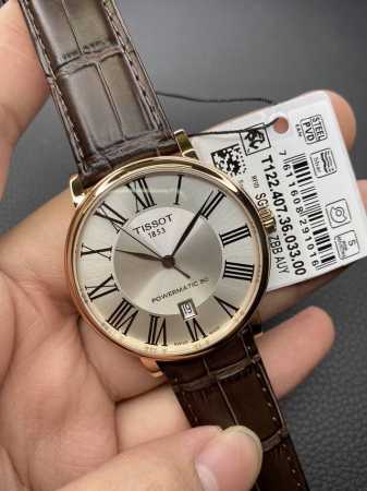 Tissot Carson T122 mechanical men's watch, 40mm case diameter, exudes urban eleg - Click Image to Close