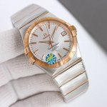 White Shell Gold Shell Diamond 50 Omega Constellation Series 39Mm Ob2 New upgra