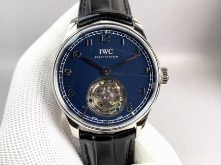 Portugieser Hand-Wound Tourbillon Constant-Force Manual-Winding Tourbillon Watch - Click Image to Close