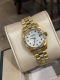 Strap With Diamonds Rolex Datejust Series Classic Women's Solid Steel Strap - Or