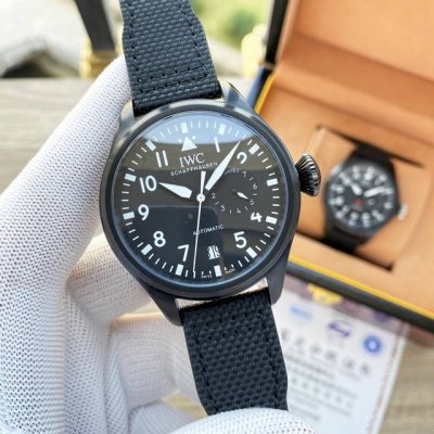 Gold Black + 200,000 Iwc Premium Men's Watch, Multi-Functional Design, Elegant A