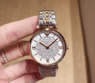 was asked about the Armani classic starry sky watch, the dial is full of diamon