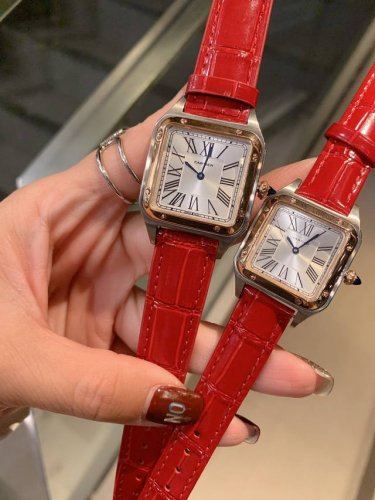 Cartier Santos-Dumont ultra-thin watch, an intellectual women's watch, 316L stai