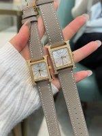 Gold Diamond Bezel Hermes Heure H Classic Stainless Steel Series with Super A G