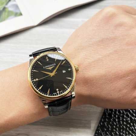 Gold Case + 20Mm Steel Bracelet 20 Latest: Longines Three-Hand Design Type: Prem - Click Image to Close