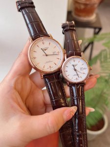 Platinum 300 Longines boutique couple watch classic three-hand design noble and