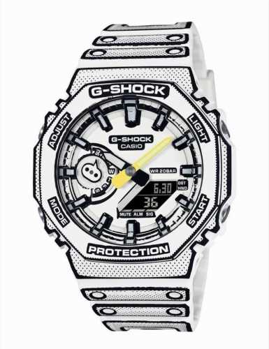casio Casio Ga-2100Mng New Watch With Comic Hand-Painted Style Casio Two-Dime