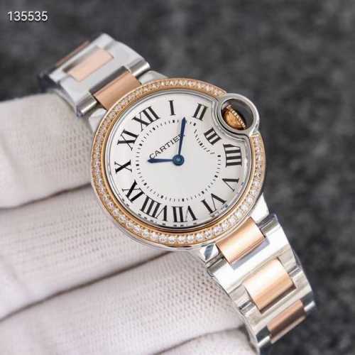 White Steel Plating + 20 Diamond Ring + 40 Cartier Size: 28Mm 33Mm 36Mm 42Mm Car