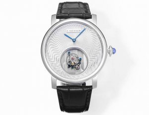 V2 Cartier 1. The tourbillon is electroplated white, matching the original DDD.