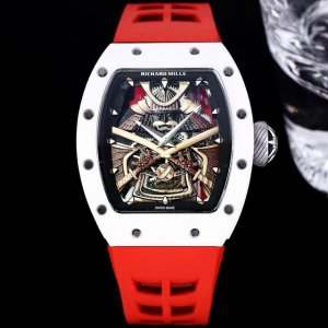 The new Richard Mille RM047 Samurai Armor watch features a flywheel movement wit