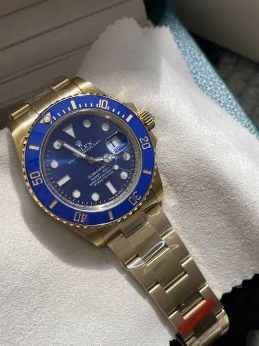 Rolex Look At The Dial. Each Corner Is Not Straight Up And Down, But Highly Roun