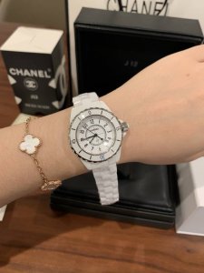 Chanel J12 ceramic watch Swiss quartz movement sapphire glass