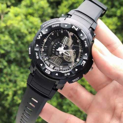 Brand Platinum Angel-Plangle Elegant Men's Watch Simple Three-Pin Digital Displa