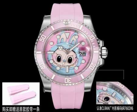 Clean product, Rolex & Labubu Rolex Black collaboration "Labubu" limited edition - Click Image to Close