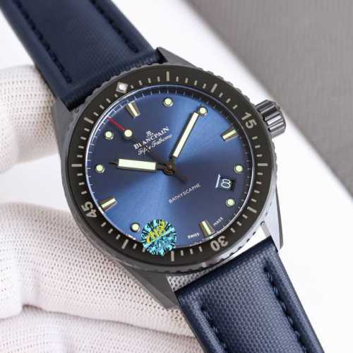 Unified Price: Gf Blancpain Fifty Fathoms Men's Watch with Full Ceramic Case. Hi