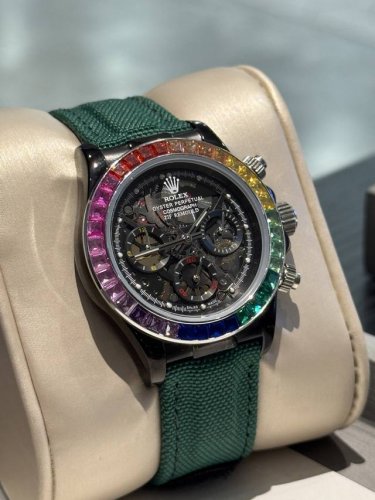 New Rolex Daytona Skeleton Series 316L stainless steel case size 43mm mineral-co