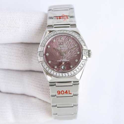 White and gold diamond fifth-generation Omega