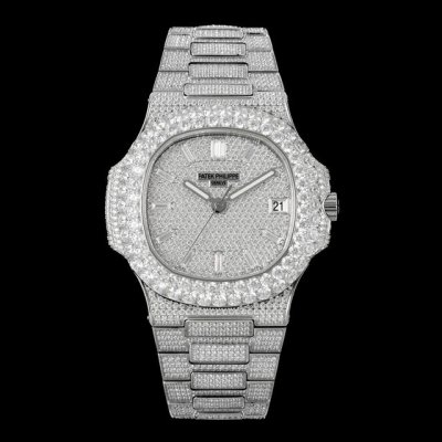 Amg Patek Philie's latest large diamond bezel, the Patek Philippe Nautilus 5711