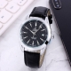 Genuine Leather Strap With Ten Butterfly Clasps: White, Gold Accents, All Black: