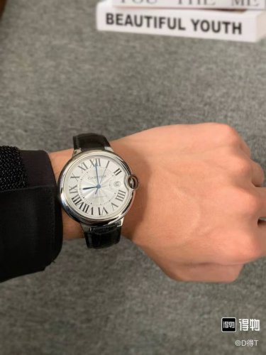 Cartier Cartler Blue Balloon Men's Watch Automatic Mechanical Movement 316 Stain