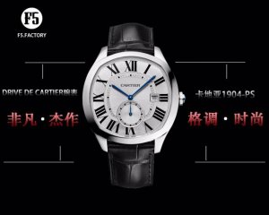 Ur Cartier Drive De Cartier Series Watch. Featuring An Elegant And Solemn Cushio