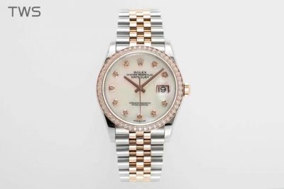 Tws Factory Rolex Datejust 36mm case and strap are made of 904 steel with sapphi