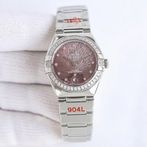 White and gold diamond fifth-generation Omega
