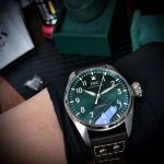 Schaffhausen Iwc Mechanical Watch, Pilot Series Large Three-Hand Watch. 44Mm Atm