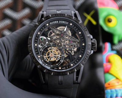 White case Black Rose 740 Roger automatic winding movement, case: 46mm, Sapphire