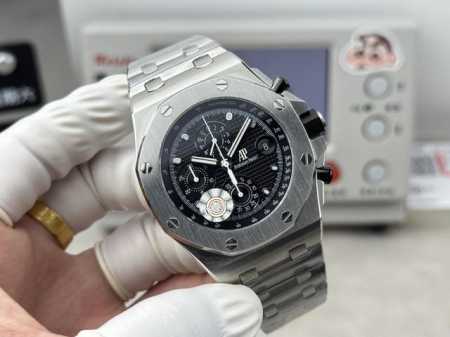 Audemars Piguet Royal Oak 26238 with rubber, leather, and steel straps. Featurin - Click Image to Close