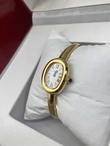 New Bathtub Bracelet Watch With Certificate Cartier Classic Bathtub Series Baign