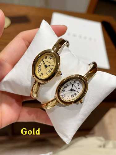 Cartier Baignoire Bath Tub Series Bracelet Watch, Elegant European-Style Bath Tu