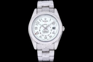 Rolex's luxurious, fully diamond-enhanced watch, crafted with 18K nanotechnology