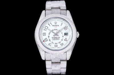 Rolex's luxurious, fully diamond-enhanced watch, crafted with 18K nanotechnology