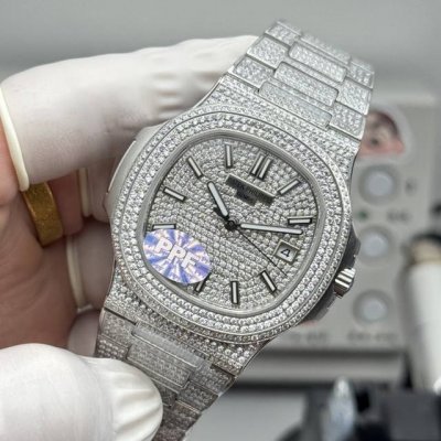 PPF - Ultra-thin 8.3mm thickness, Patek Philippe 5711 series full-diamond "Grand
