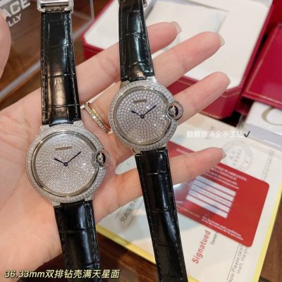 Real Shot Of Cartier Blue Balloon Full Of Stars! Counter Synchronized Double Row
