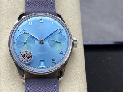 Aps The new IWC Portuguese 7-Days watch, with its matching Arabic numerals and l