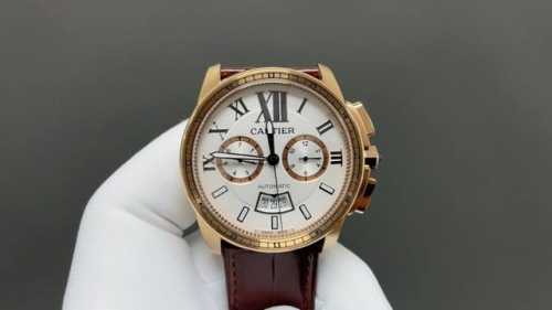 Tw Factory replica, 1:1 scale, of the original Cartier N9 Calibre series, featur