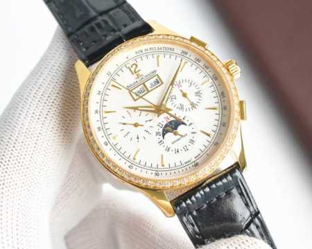 White-gold diamonds + 50 steel bracelet + 100 V2 upgraded version. Jaeger-Lecou - Click Image to Close