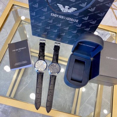 Armani Ar2432243324472473. Multifunctional three-eye chronograph men's watch. Eq