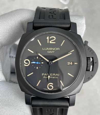 The matte black ceramic case is so cool! This new version of the 2021 Panerai Lu - Click Image to Close