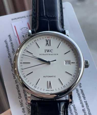 IWC Portofino series mechanical fully automatic men's watch, 40mm large dial, v - Click Image to Close