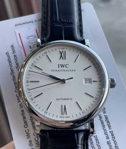 IWC Portofino series mechanical fully automatic men's watch, 40mm large dial, v